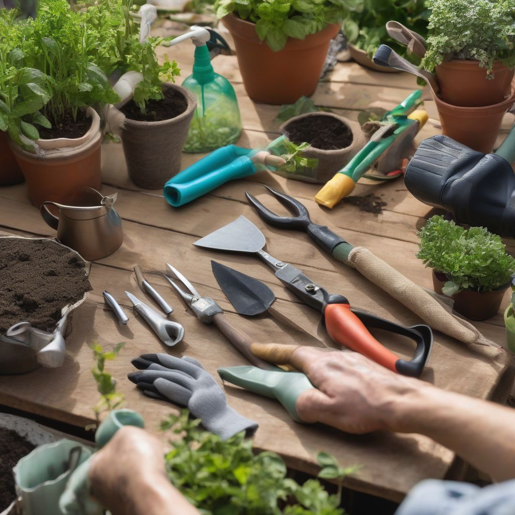 Container Vegetable Gardening Tools