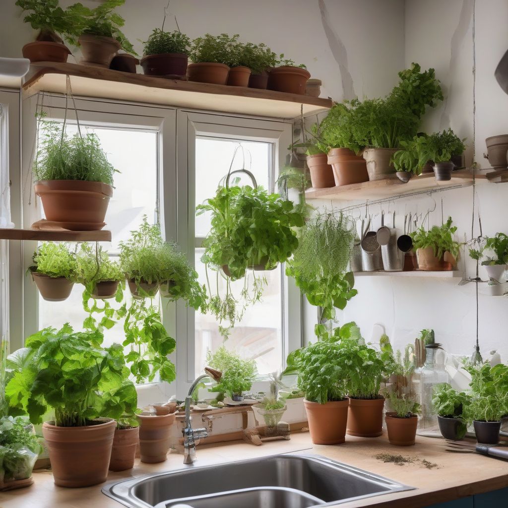 Indoor Vegetable Garden Setup